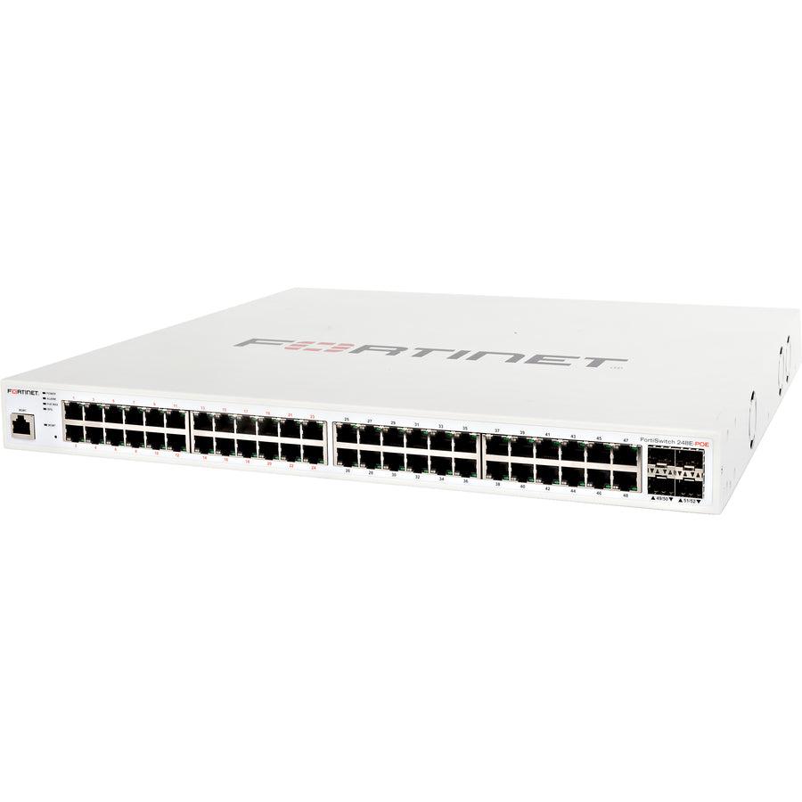 Secure Access Switch - Fortinet FortiSwitch 248E-POE Layer 3 PoE+ | TechSoft FS-248E-POE