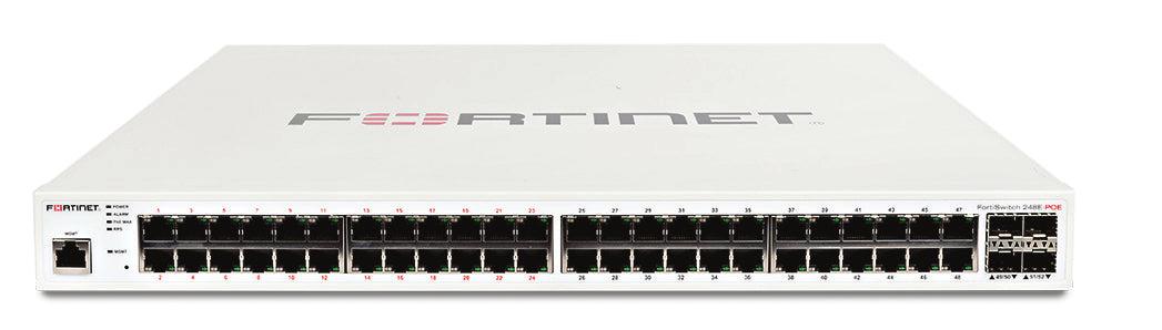 Secure Access Switch - Fortinet FortiSwitch 248E-POE Layer 3 PoE+ | TechSoft FS-248E-POE