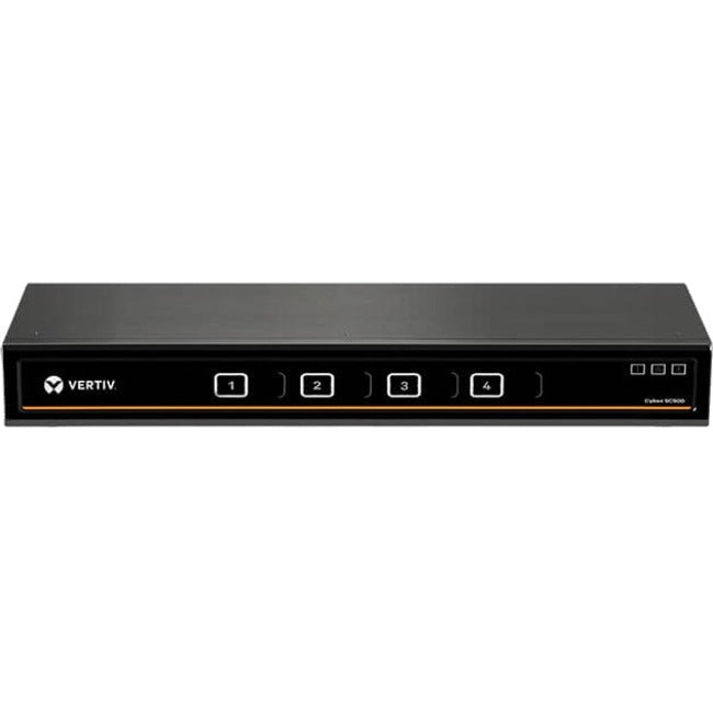 Secure Desktop KVM Switch - Military Grade Protection | Vertiv Cybex SC800 SC845DPH-400