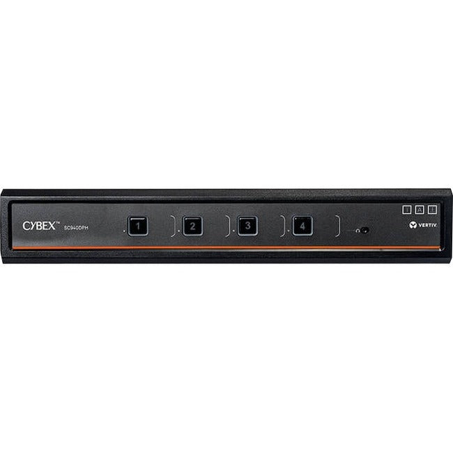 Secure Desktop KVM Switch - Vertiv Cybex SC940DPHC SC900 DPH DPHC Series 4-Port NIAP Certified | TecISoft SC940DPHC-400