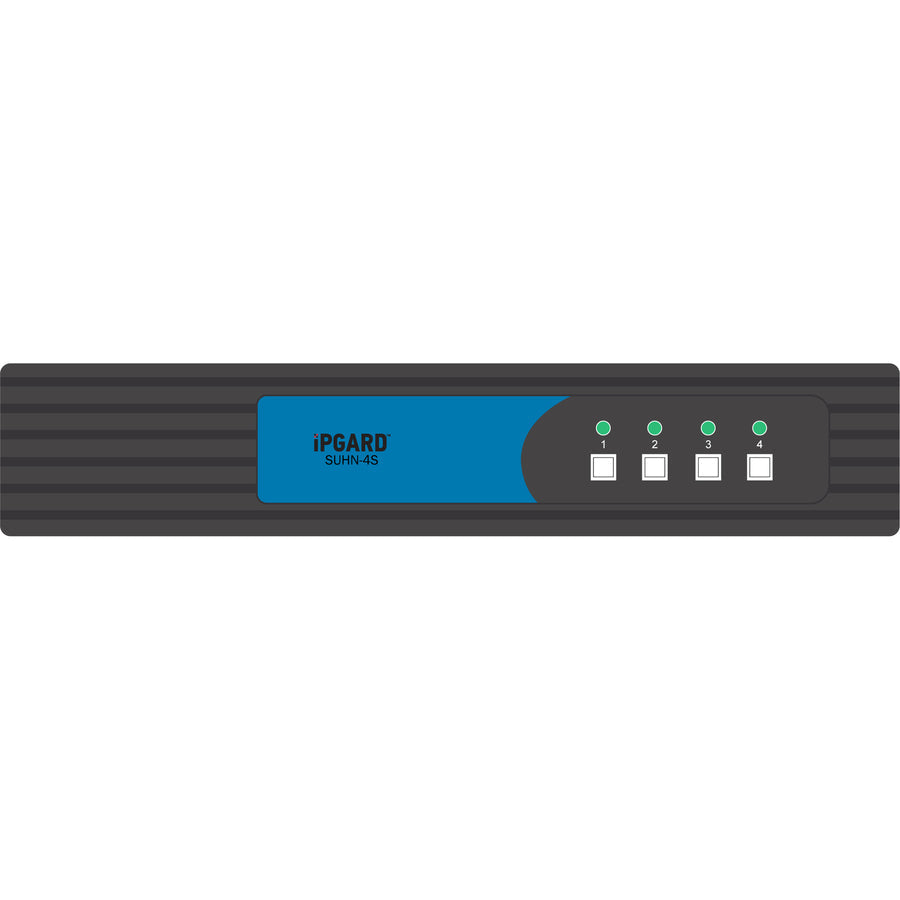Secure HDMI KVM Switch - 4K Ultra-HD CAC Port Desktop Switching | SmartAVI SUHN-4S-P