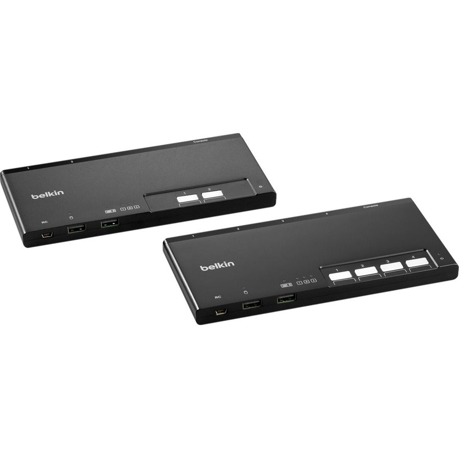 Secure KM Switch NIAP Certified - 4-Port Air-Gap Isolation KM Switch | Belkin F1DN004MOD-KM-4