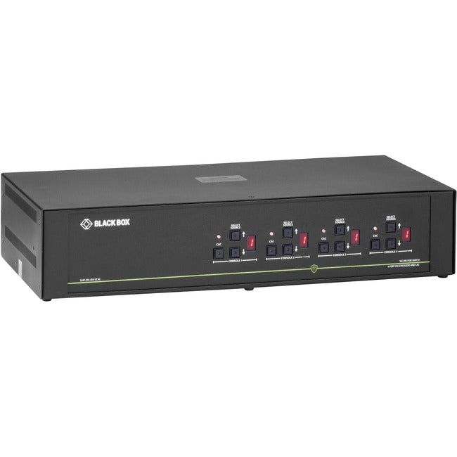 Secure KVM Matrix Switch - NIAP 3.0 Certified 4 User DVI-I Solution | BLACK BOX SS4P-DVI-4X4-UCAC