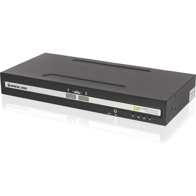 Secure KVM Switch 2-Port DisplayPort Audio TAA Compliant | TecSoft GCS1412TAA4