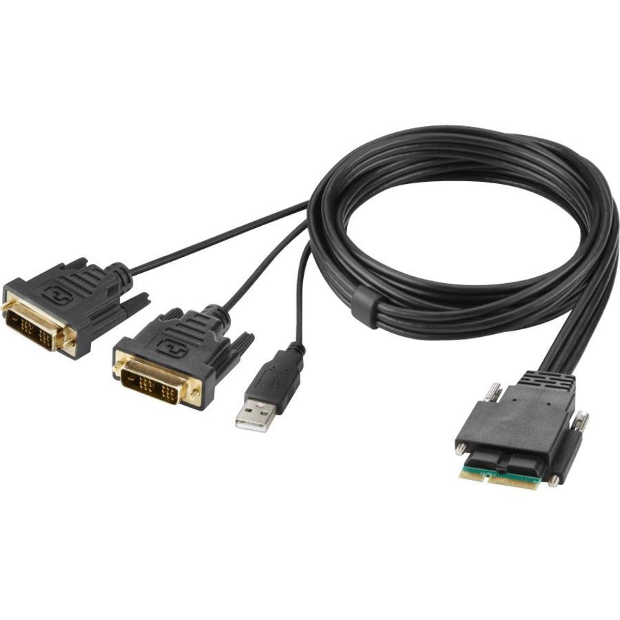 Secure KVM Switch - 2-Port Dual Head DVI Modular NIAP PP 4.0 | Belkin F1DN202MOD-DD-4