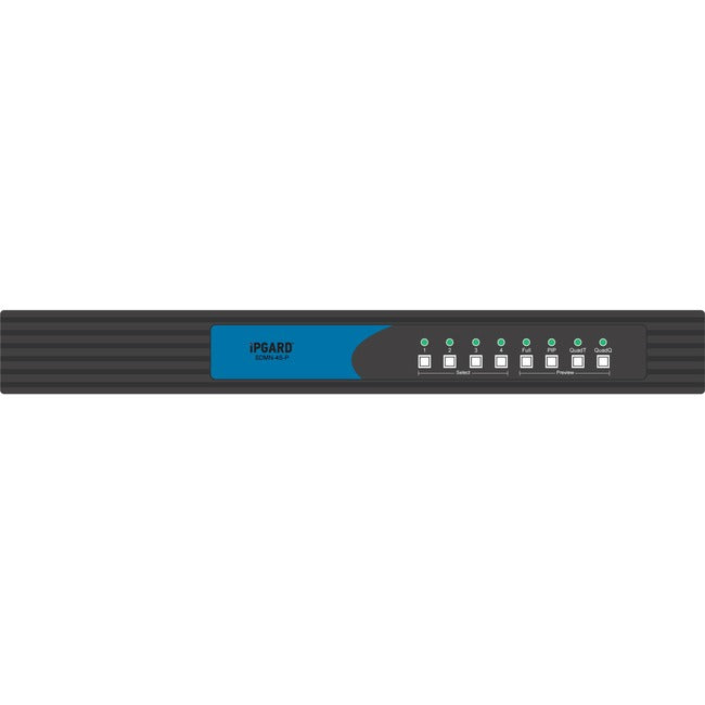 Secure KVM Switch - 4-Port DVI-I 4K Multi-View CAC Port | TecISoft SDMN-4S-P
