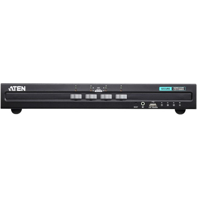 Secure KVM Switch - ATEN CS1184H 4-Port USB HDMI PSS PP v3.0 Compliant | ATEN TECHNOLOGIES
