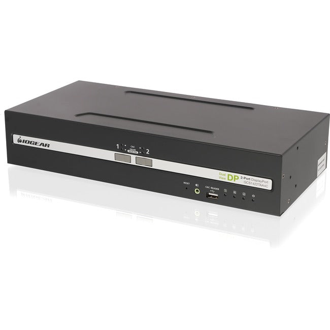 Secure KVM Switch - IOGEAR GCS1422TAA4C 2-Port Dual DisplayPort TAA | TecISoft