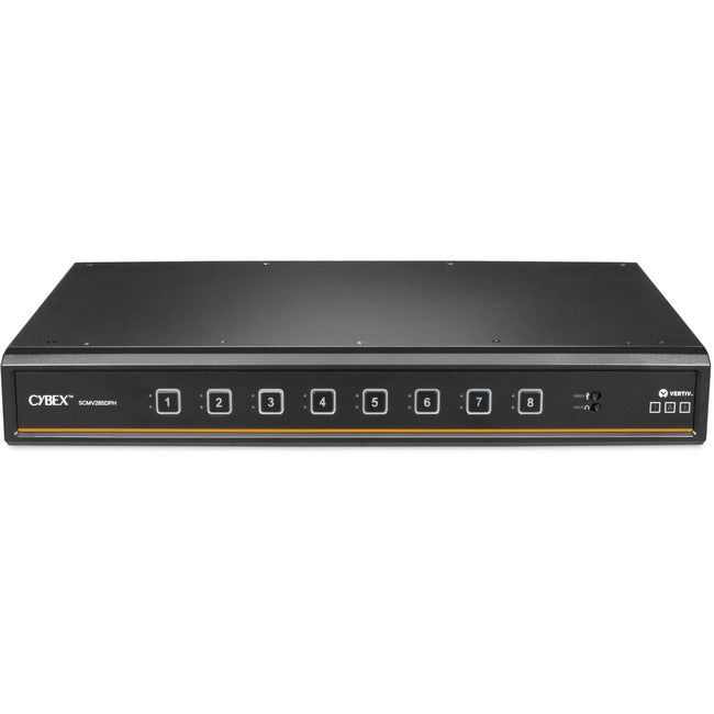 Secure KVM Switch - NIAP Approved 8 Port MultiViewer | Vertiv Cybex SCMV285DPH-400