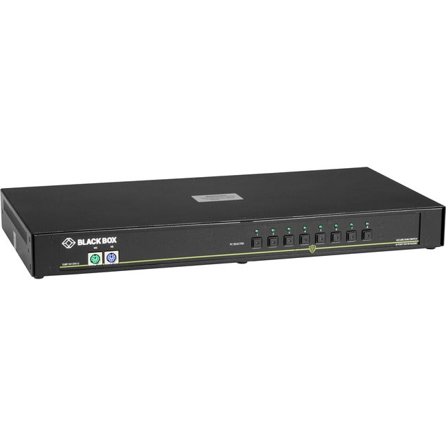 Secure NIAP 3.0 Single-Head DVI-I USB/PS2 KVM Switch - Government Certified | Tecisoft SS8P-SH-DVI-U
