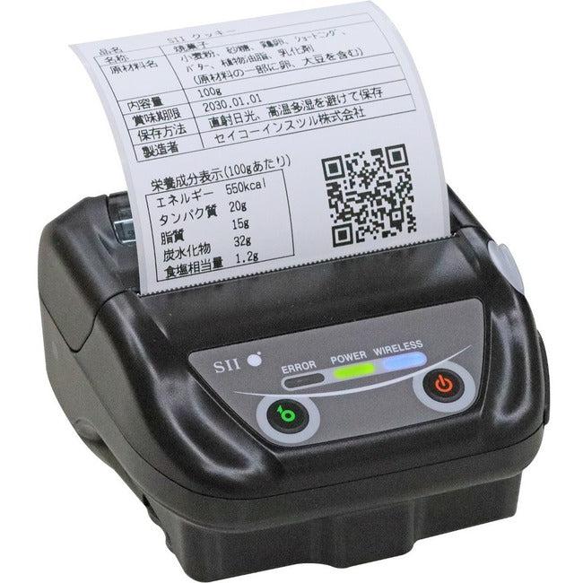 Seiko Instruments MP-B30L Rugged Bluetooth Mobile Thermal Paper/Label Printer Kit - 3" Roll Width | Seiko MP-B30L-B46JK1-E9