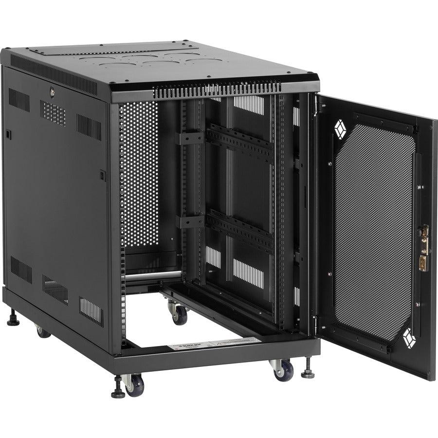 Server Cabinet 15U - 24in Width x 40in Depth Mesh Front | Black Box RM2400A