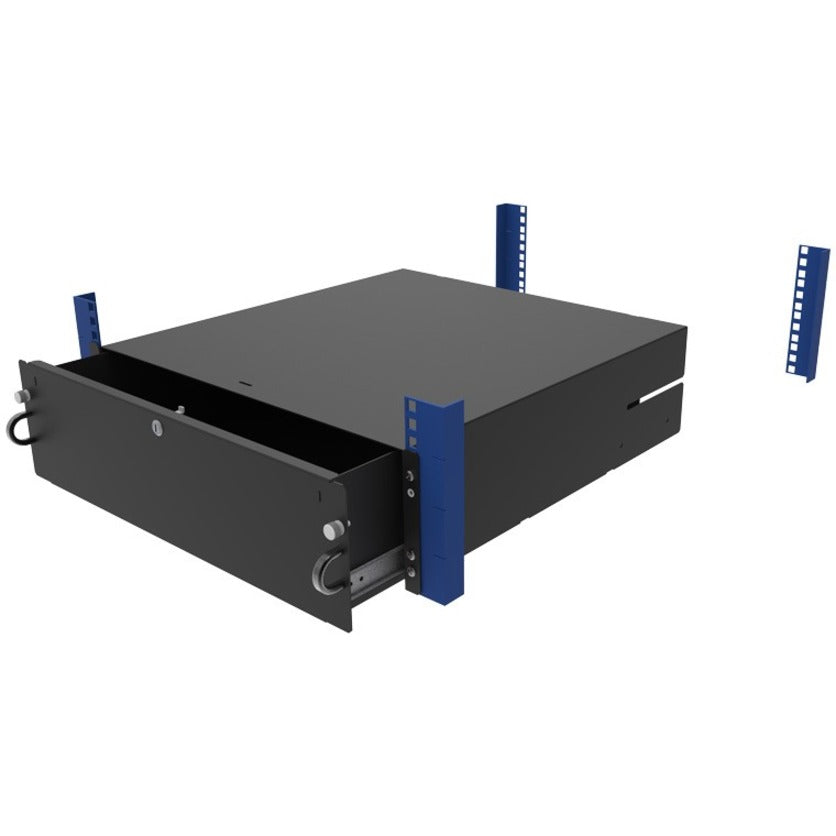 Server Rack Sliding Shelves - 2U-4U Lockable Rackmount Drawers | RackSolutions 160-5030