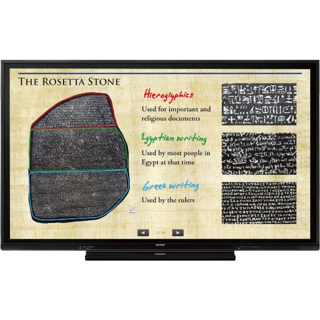 Sharp NEC Display 75 Class AQUOS BOARD" PN-C751H