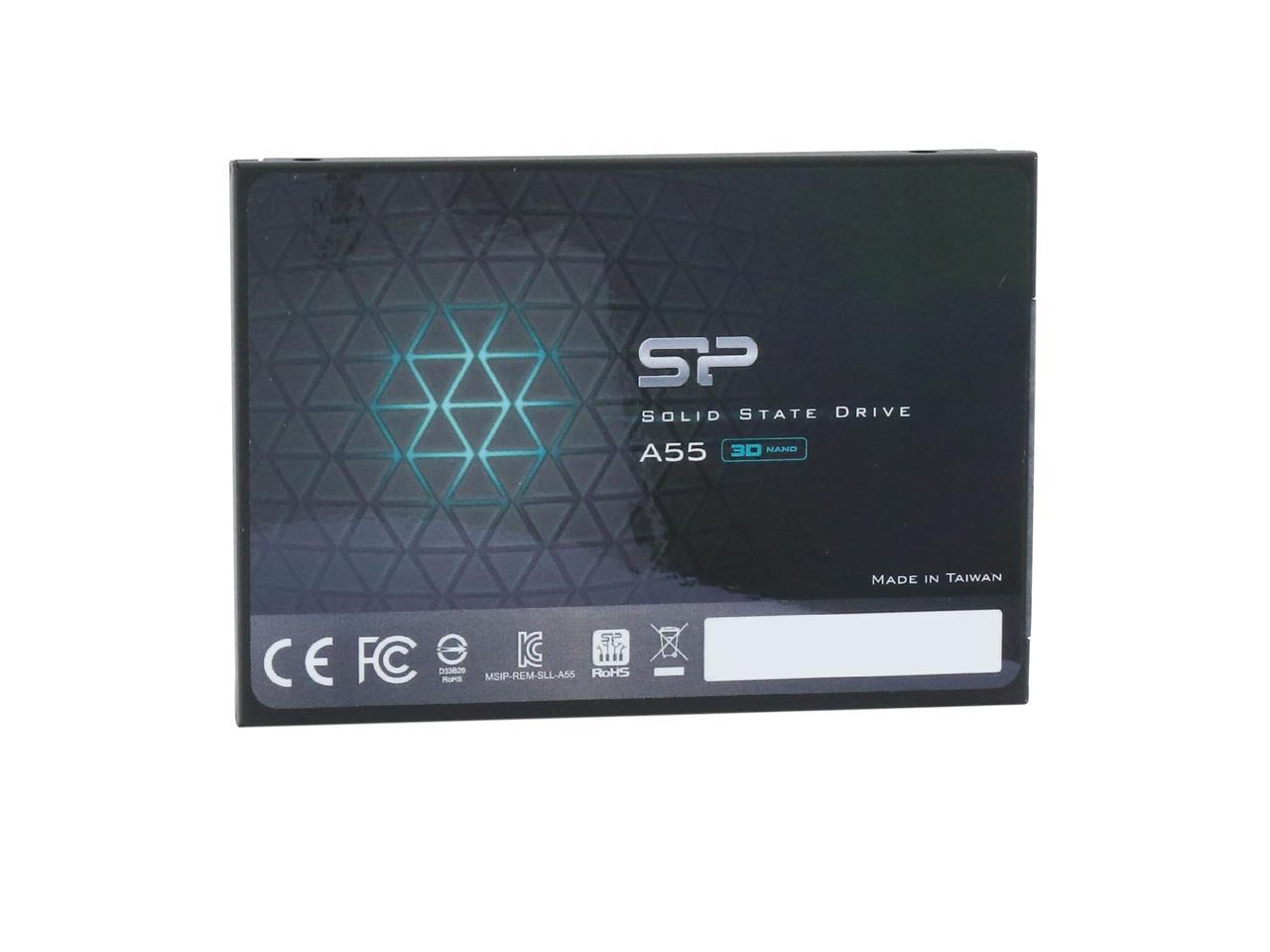 Silicon Power Ace A55 2.5" 256Gb Sata Iii 3D Tlc Internal Solid State Drive (Ssd) Su256Gbss3A55S25Nb