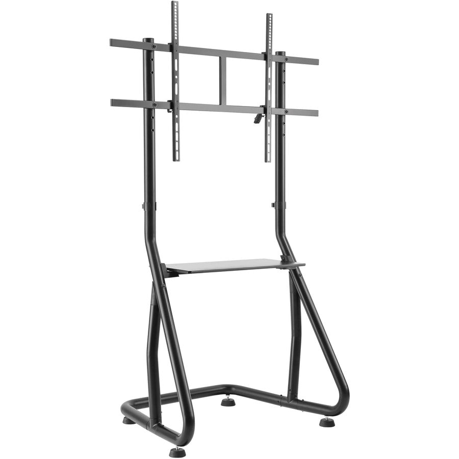 Single-Screen Rolling Cart Mobile Display Stand - Heavy-Duty Landscape | TecISoft DMCS60105HDS