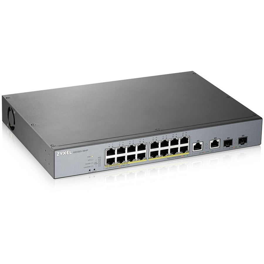 Smart Managed Switch for Surveillance - PoE Camera Recovery | ZYXEL GS1350-18HP
