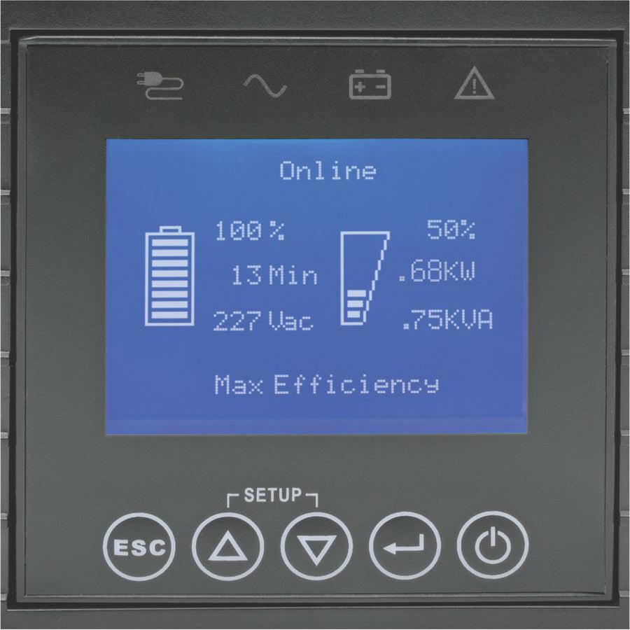 Smart UPS 1500 - Double-Conversion 2U Rack Battery Backup | TecISoft SUINT1500LCD2U