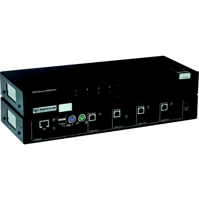 SmartAVI 4-Port Secure Keyboard & Mouse Switch K304-SH