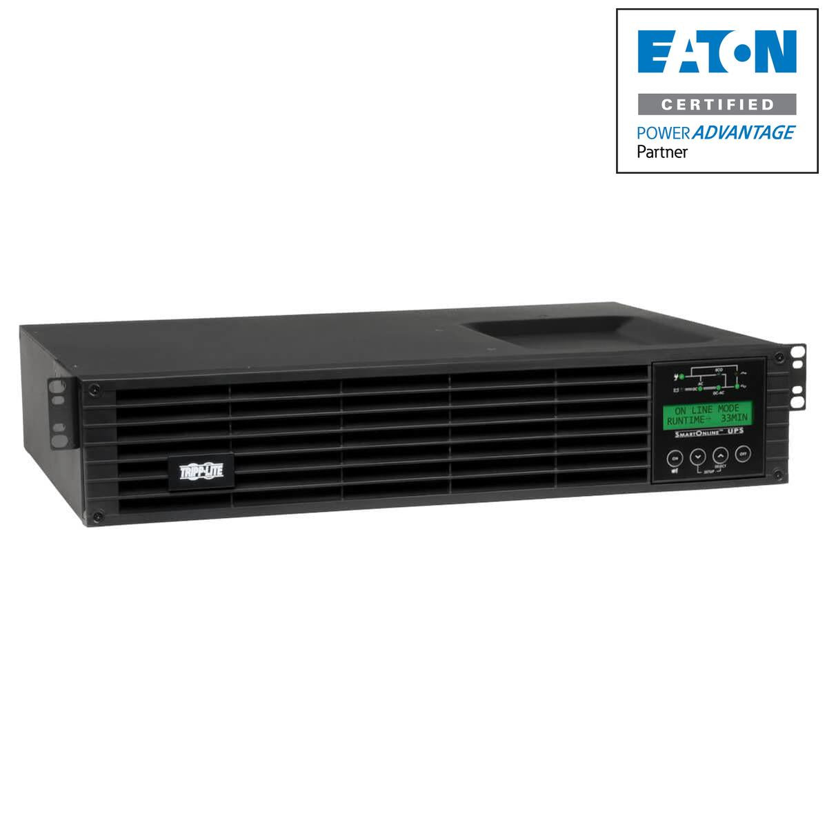 SmartOnline 1000VA Double-Conversion UPS - True Sine Wave Battery Backup | Tripp Lite SU1000RTXLCD2U