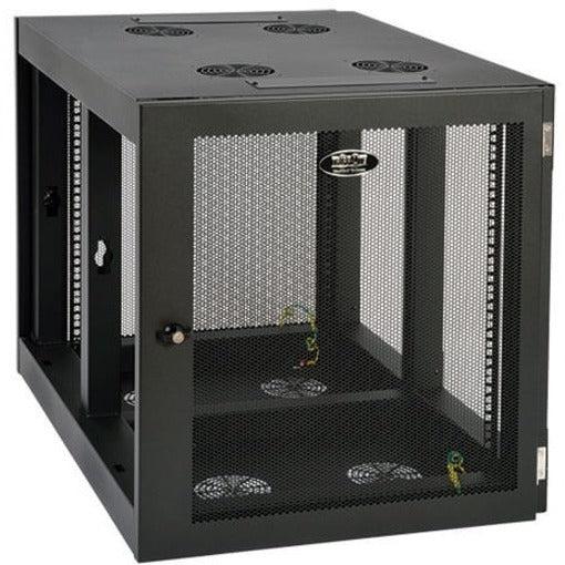 SmartRack 12U Heavy-Duty Low-Profile Server-Depth Side-Mount Wall-Mount Rack Enclosure Cabinet SRW12UHD