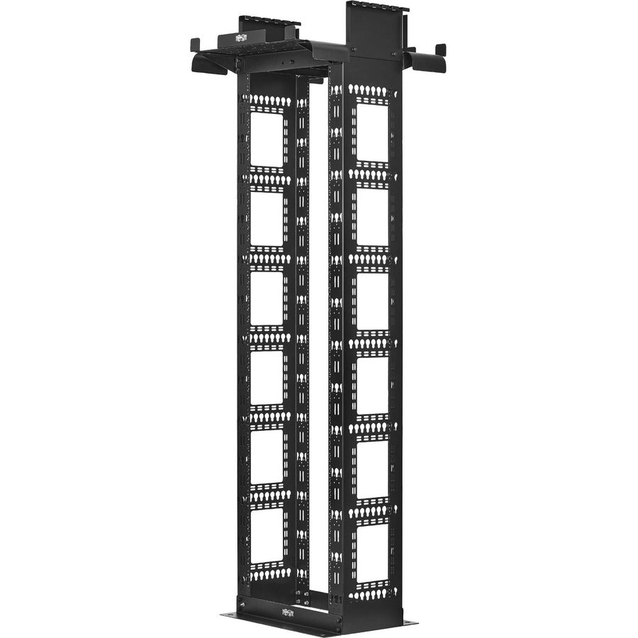 SmartRack 45U Heavy-Duty 2-Post Open Frame Rack, 12-Inch Deep SR2POSTDP12HD