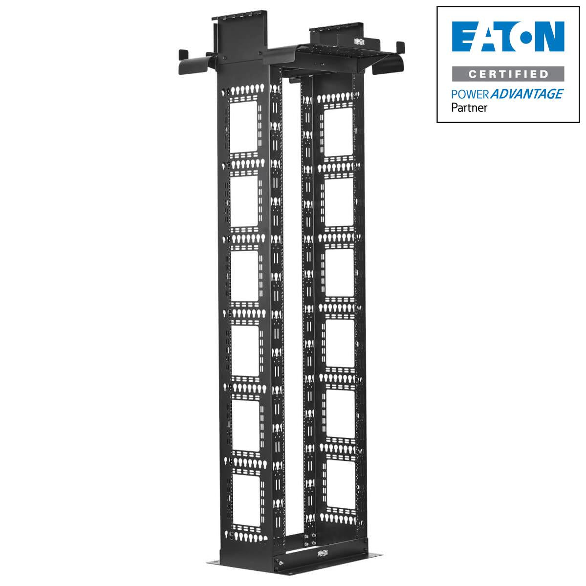 SmartRack 45U Heavy-Duty 2-Post Open Frame Rack, 12-Inch Deep SR2POSTDP12HD
