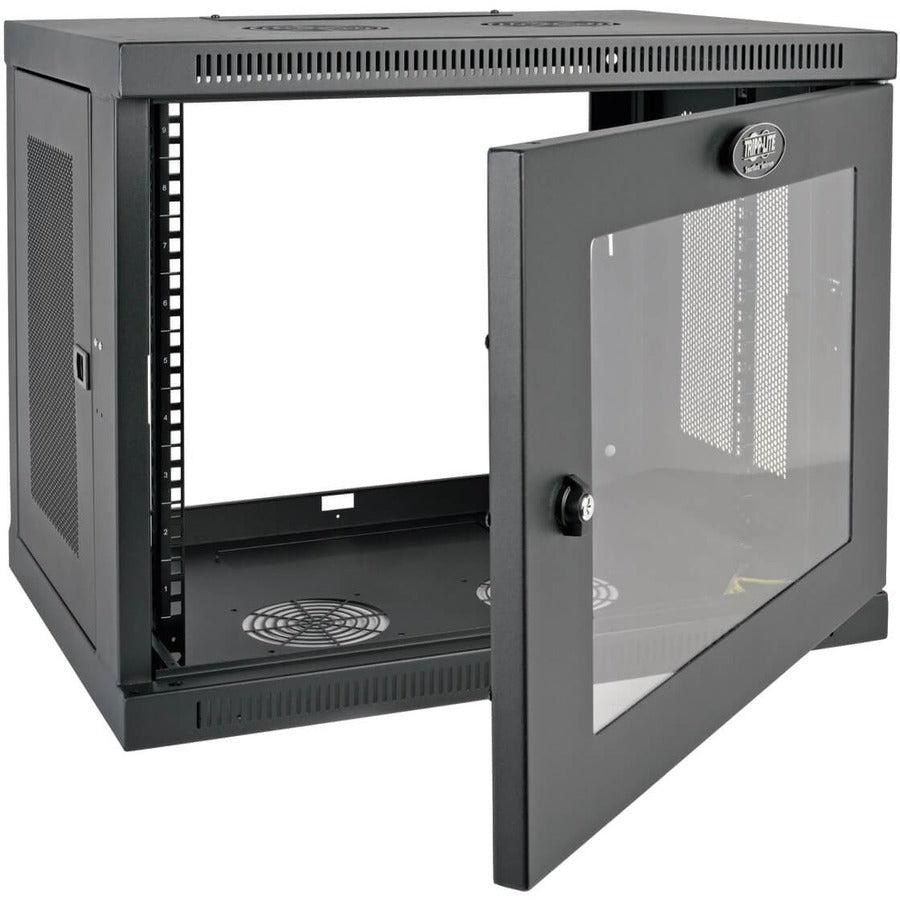 9 Inch Wall Mount Rack 9U Wall Mount Network Rack with Acrylic Window SRW9UG - TeciSoft CANADA