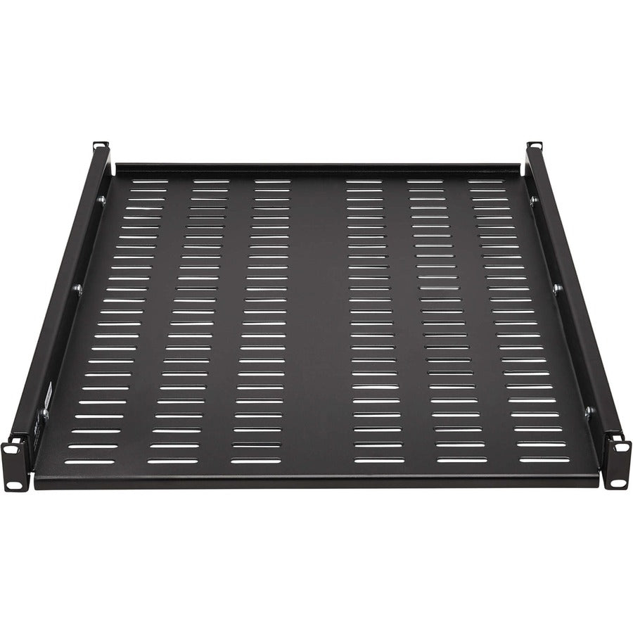 SmartRack Adjustable-Deep Steel Rack Shelf - 1U, Vented, 250 lb. Capacity SRSHELF4PHDVENT