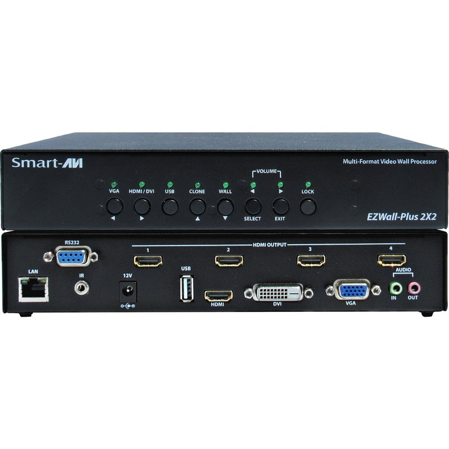 SmartAVI EZWALL-PLUS 2X2 Multi-Format Video Wall Controller