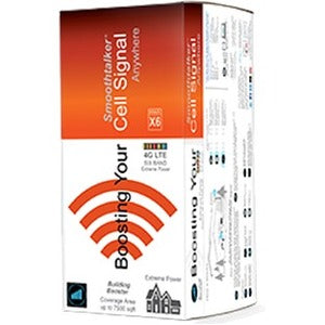 Smoothtalker Stealth X6 65dB 4G LTE Extreme Power 6 Band Cellular Signal Booster Kit BBUX665GP