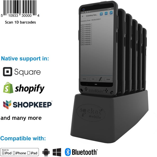 Socket Mobile DuraSled DS800, Linear Barcode Scanning Sled CX3828-2808
