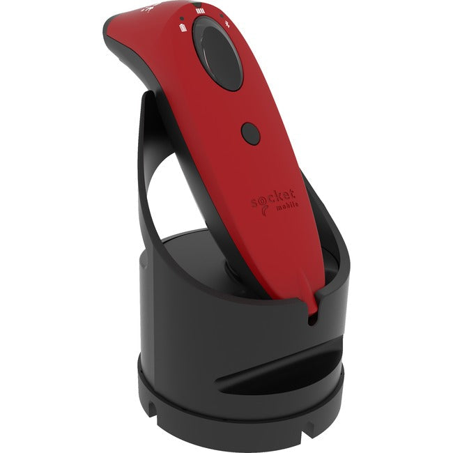 Socket Mobile Socketscan S720, Linear Barcode Plus Qr Code Reader, Red & Black Dock