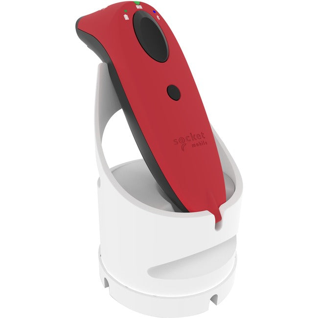Socket Mobile Socketscan&Reg; S700, Linear Barcode Scanner, Red & White Charging Dock