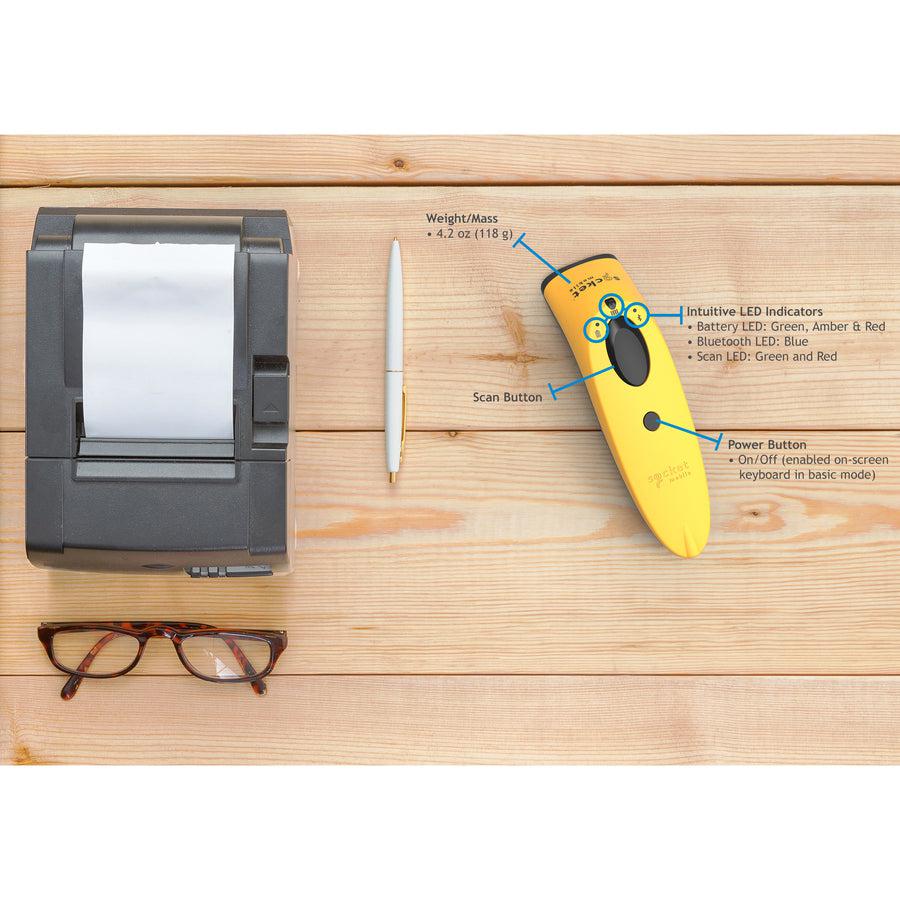 SocketScan&reg; S700, 1D Imager Barcode Scanner, Yellow - 50 Pack CX3394-1852
