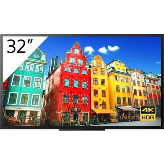 Sony Fw-32Bz30J Signage Display Digital Signage Flat Panel 81.3 Cm (32") Va Wi-Fi 300 Cd/M² 4K Ultra Hd Black Android 10