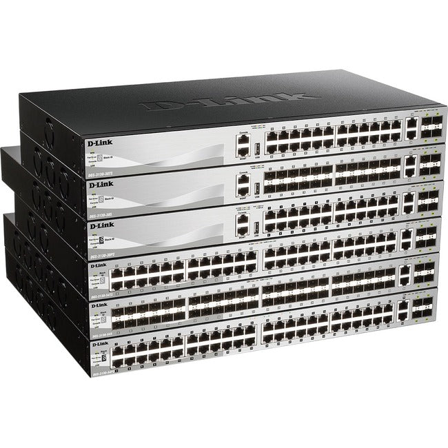 Stackable Managed Gigabit Switch - 54-Port Layer 3 Network Infrastructure | D-Link DGS-3130-54TS