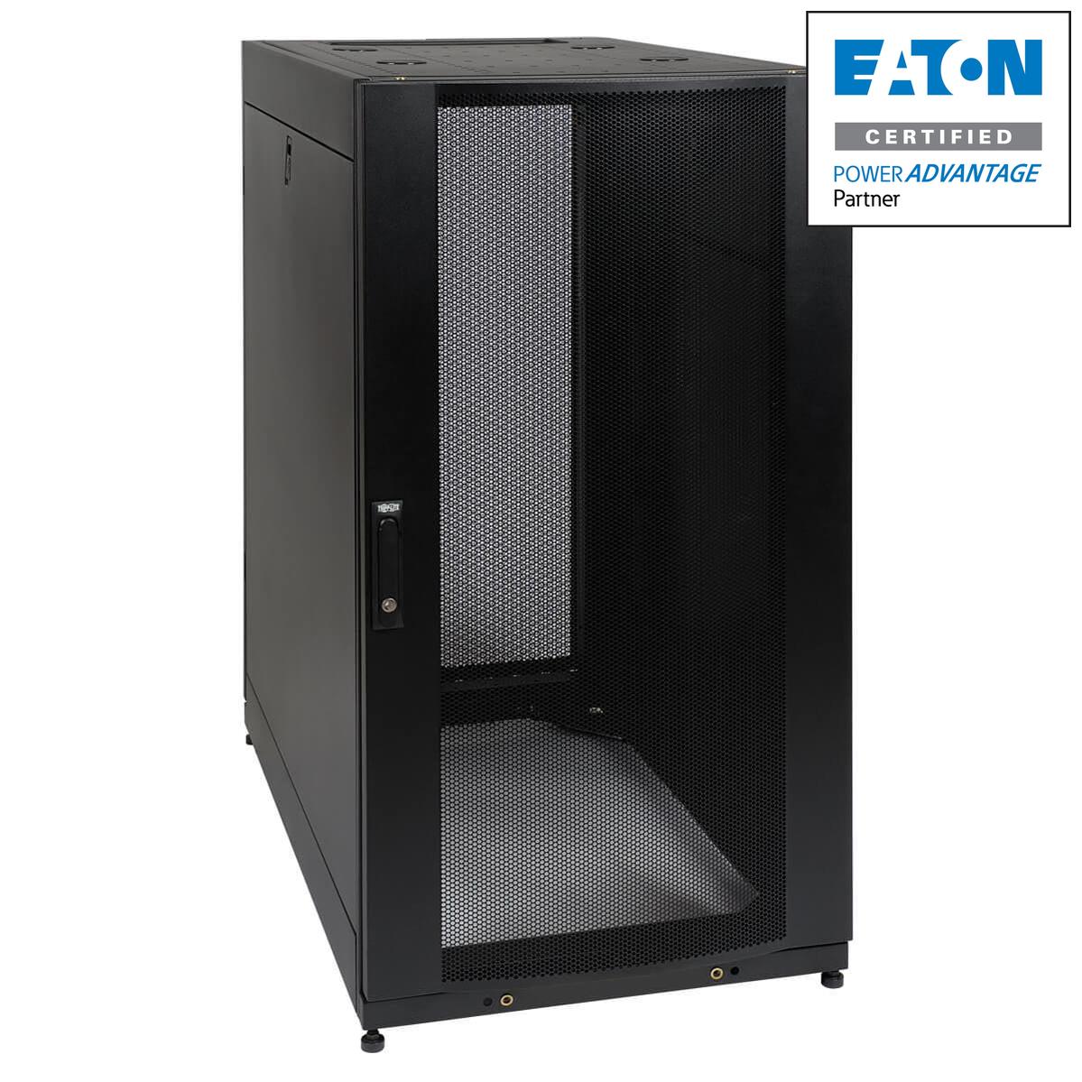 Standard Depth Server Rack Cabinet 25U - Enterprise Data Center Enclosure | Tripp Lite SR25UBSP1