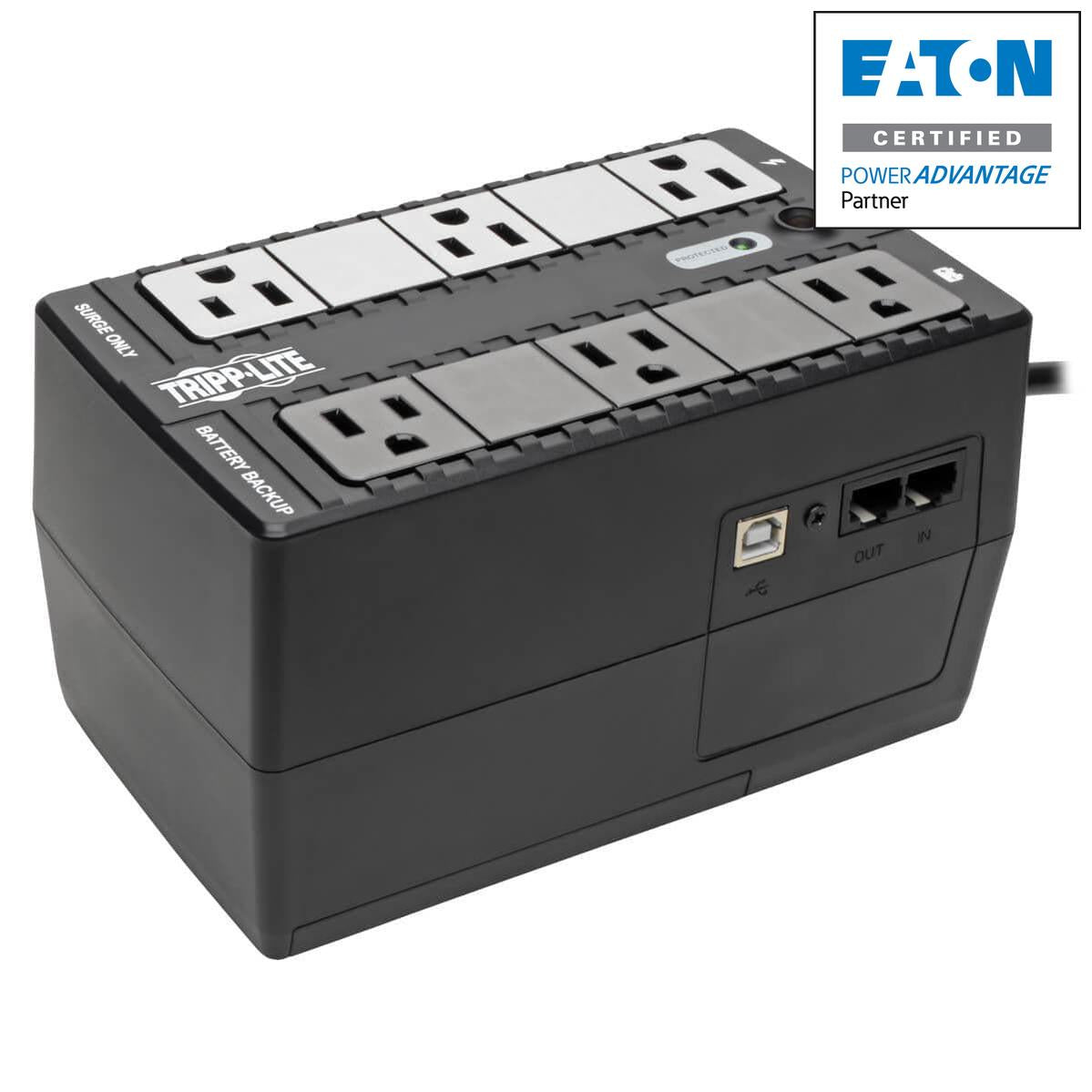 Standby UPS Battery Backup 350VA - Desktop Computer Power Protection | Tripp Lite INTERNET350U