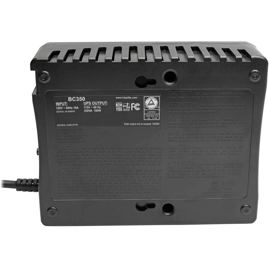 Standby UPS Battery Backup - 350VA Desktop Power Protection | Tecisoft BC350