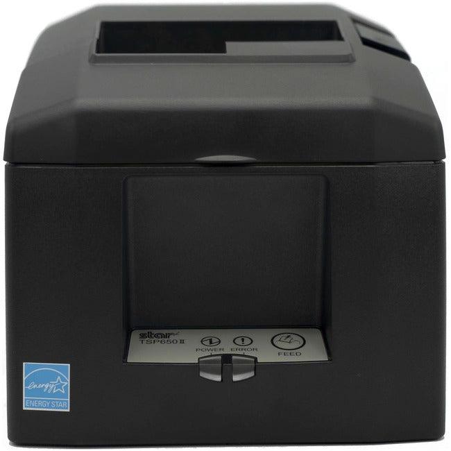 Star Micronics TSP650II Thermal Printer, WLAN, Ethernet, AirPrint - Auto Cutter, External Power Supply Included, Gray 39481870