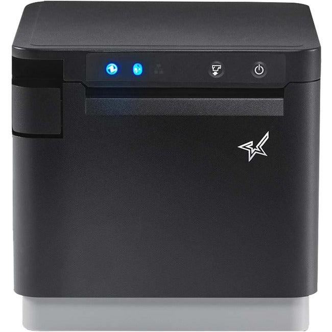 Star Micronics mCP31CB - Ethernet (LAN), USB-C Power Delivery for Android, Windows and Mac (not iOS), Bluetooth, CloudPRNT, Peripheral Hub - 3 Receipt Printer - 250 mm/sec - Monochrome - Auto Cutter - Black Color" 39651710