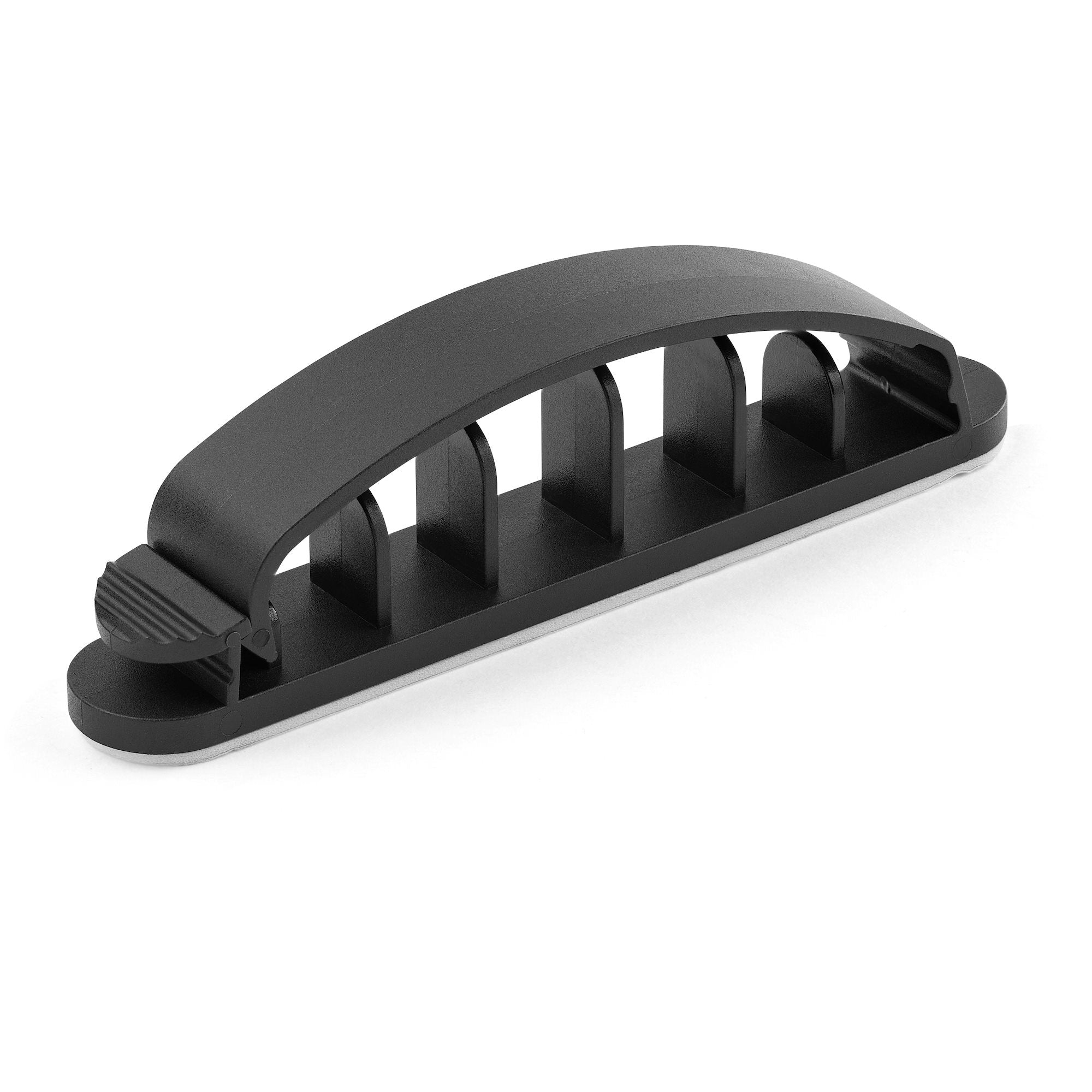 Startech.Com 100 Pack Cable Management Clips - Self Adhesive 6 Slot Cable Comb - Resusable Desktop Usb/Computer/Ethernet/Av Cord Organizer - Sticky Cable Holders - Nylon Cable Clamp Ul Rated