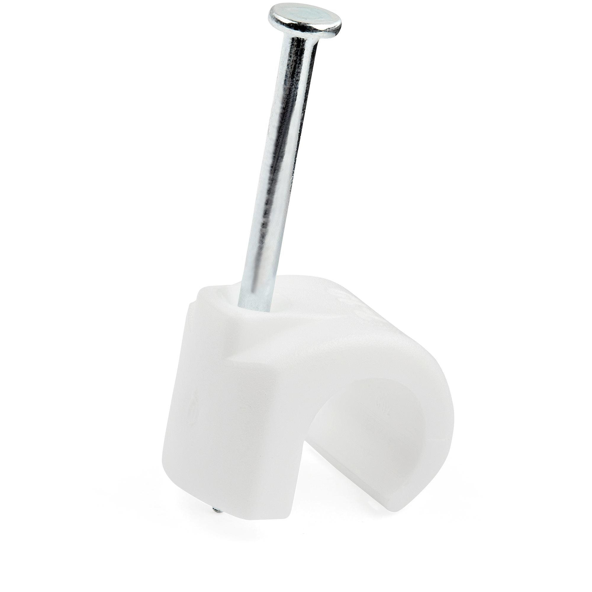 Startech.Com 100 Pack Large Cable Clips With Nail - Reusable - Nail-In Clamps - Wire Holding Clips -