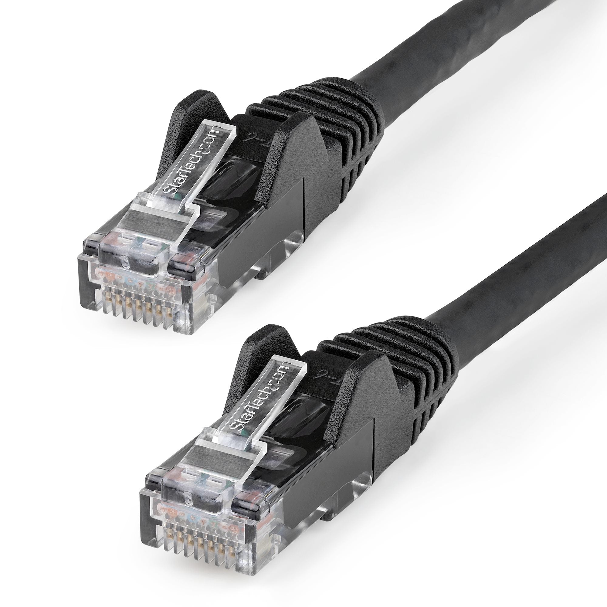 Startech.Com 10Ft (3M) Cat6 Ethernet Cable - Lszh (Low Smoke Zero Halogen) - 10 Gigabit 650Mhz 100W Poe Rj45 Utp Network Patch Cord Snagless With Strain Relief - Black Cat 6, Etl Verified, 24Awg