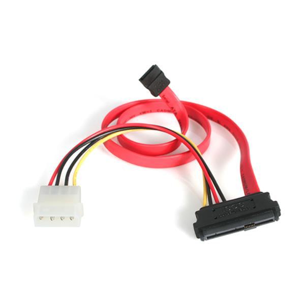 Startech.Com 18In Sas 29 Pin To Sata Cable With Lp4 Power