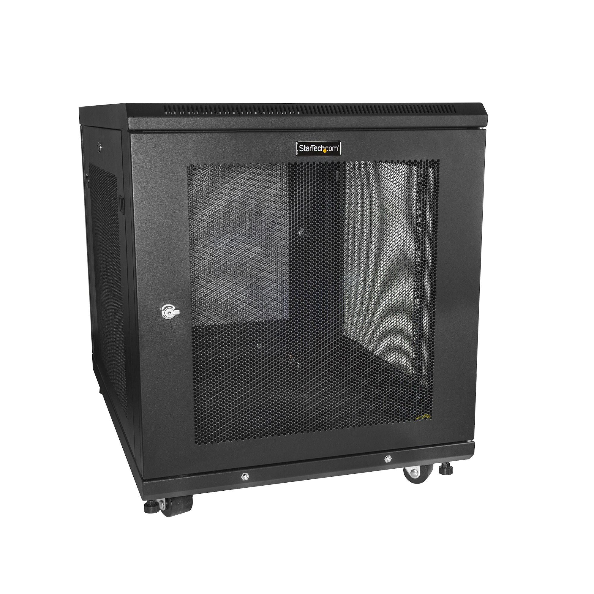 Startech.Com 19In 12U Server Rack Cabinet - 4-Post Adjustable Depth (2" To 30") Network Equipment