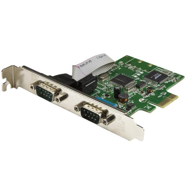Startech.Com 2-Port Pci Express Serial Card With 16C1050 Uart - Rs232