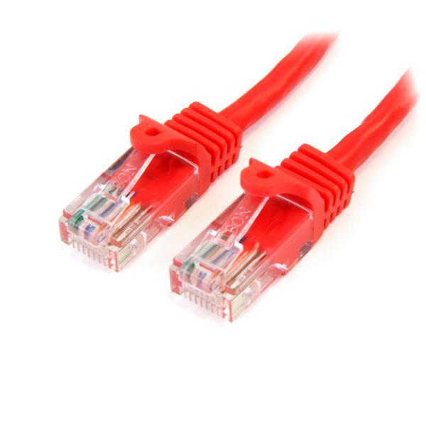 Startech.Com 2 Ft Red Snagless Category 5E (350 Mhz) Utp Patch Cable Networking Cable 0.61 M