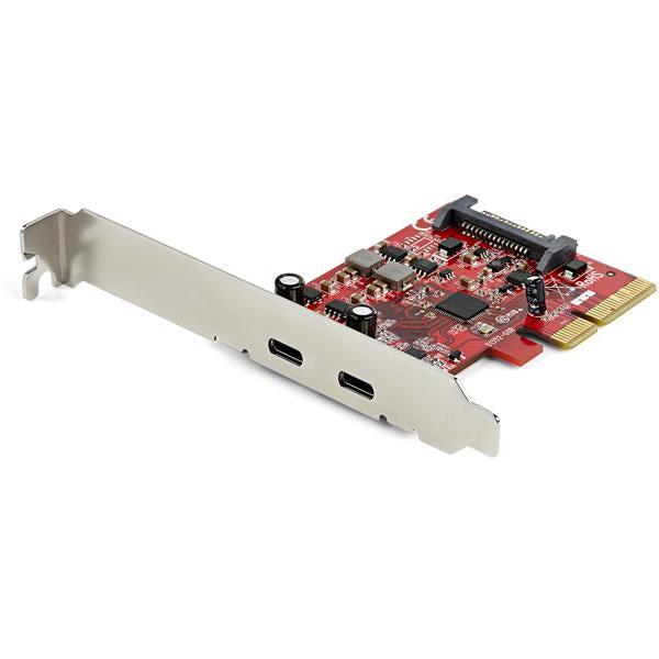 Startech.Com 2-Port 10Gbps Usb C Pcie Card - Usb 3.1 Gen 2 Type-C Pci Express Host Controller Add-On